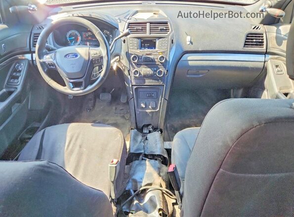 1FM5K8AR8JGC17490 2018 FORD EXPLORER Black Առջևի վահանակի տեսք