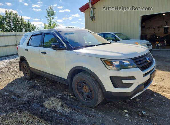 1FM5K8AR9GGA36732 2016 FORD EXPLORER Белый Передняя правая четверть