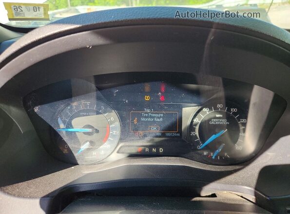 1FM5K8AR9GGA36732 2016 FORD EXPLORER Белый Вид щитка приборов