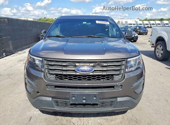 1FM5K8AR9GGC41810 2016 FORD EXPLORER Gray Вид спереду