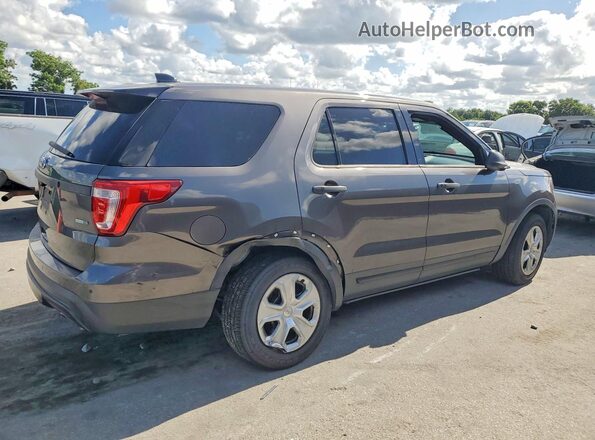 1FM5K8AR9GGC41810 2016 FORD EXPLORER Gray Задня права чверть