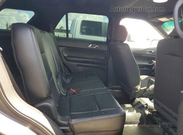 1FM5K8AR9GGC41810 2016 FORD EXPLORER Gray Вид задніх сидінь