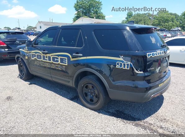 1FM5K8AR9HGC35507 2017 FORD UTILITY POLICE INTERCEPTOR Black Rear left