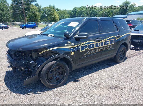 1FM5K8AR9HGC35507 2017 FORD UTILITY POLICE INTERCEPTOR Black Front left