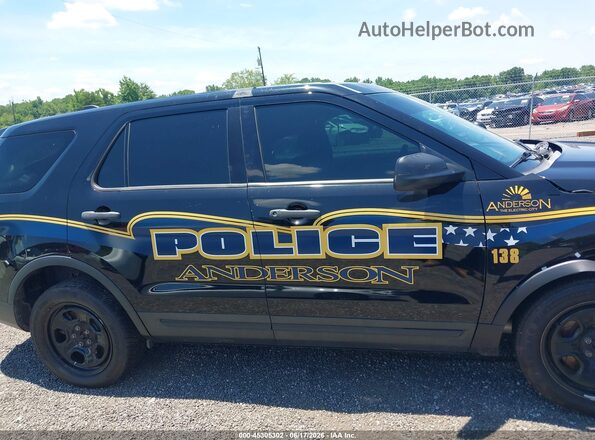 1FM5K8AR9HGC35507 2017 FORD UTILITY POLICE INTERCEPTOR Black Rear interior view