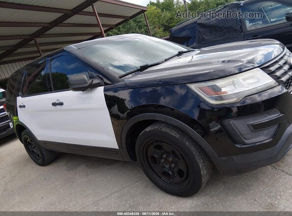 1FM5K8ARXGGD16448 2016 FORD UTILITY POLICE INTERCEPTOR Black უკანა სალონის ხედი
