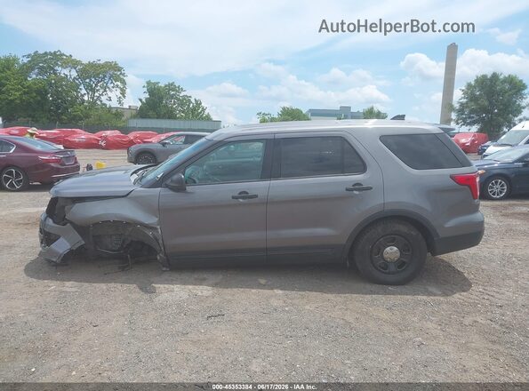 1FM5K8ARXHGC41333 2017 FORD UTILITY POLICE INTERCEPTOR Gray 360 interior view