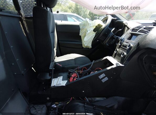 1FM5K8ARXJGA21793 2018 FORD POLICE INTERCEPTOR Black წინა სალონის ხედი