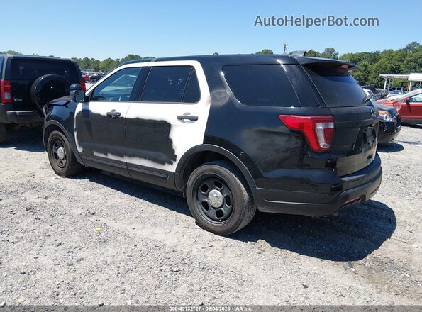 1FM5K8ARXJGA21793 2018 FORD POLICE INTERCEPTOR Black უკანა მარცხენა