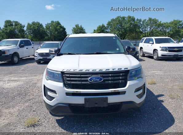 1FM5K8AT3JGC35326 2018 FORD POLICE INTERCEPTOR White 