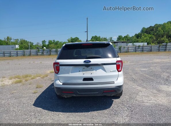 1FM5K8AT3JGC35326 2018 FORD POLICE INTERCEPTOR White 