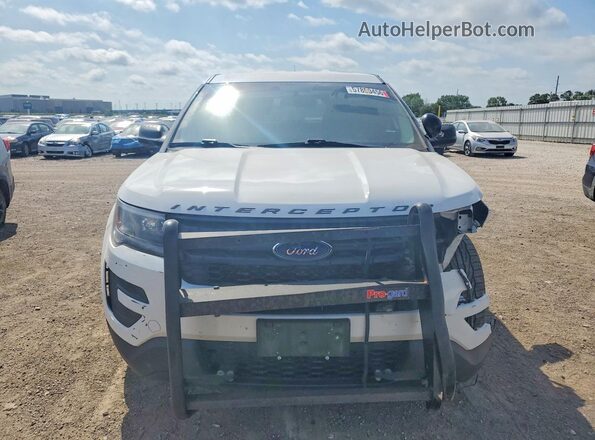 1FM5K8AT6KGA52861 2019 FORD EXPLORER White წინა ხედი