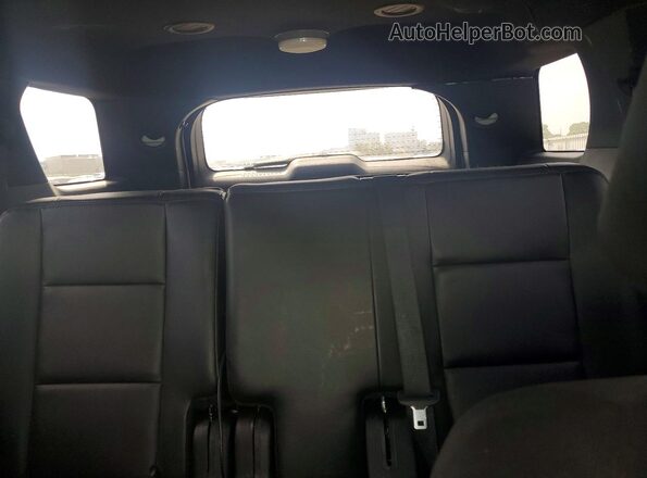 1FM5K8AT6KGA52861 2019 FORD EXPLORER White უკანა სავარძლების ხედი