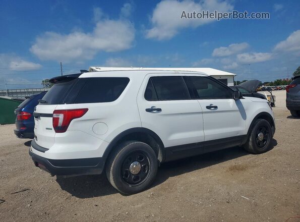 1FM5K8AT6KGA52861 2019 FORD EXPLORER White უკანა მარჯვენა