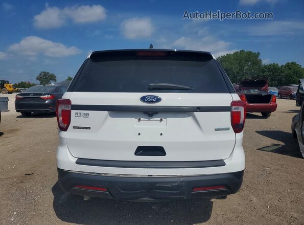 1FM5K8AT6KGA52861 2019 FORD EXPLORER White უკანა ხედი