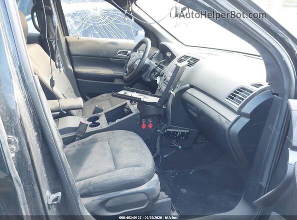 1FM5K8AT8JGC95134 2018 FORD POLICE INTERCEPTOR Black Front interior view