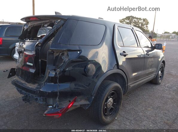 1FM5K8AT8JGC95134 2018 FORD POLICE INTERCEPTOR Black Rear right