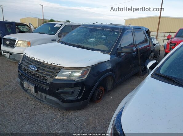 1FM5K8AT8JGC95134 2018 FORD POLICE INTERCEPTOR Black Front left