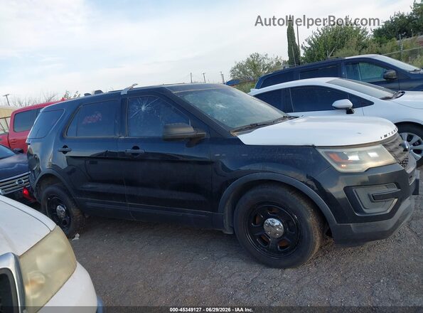 1FM5K8AT8JGC95134 2018 FORD POLICE INTERCEPTOR Black Rear interior view