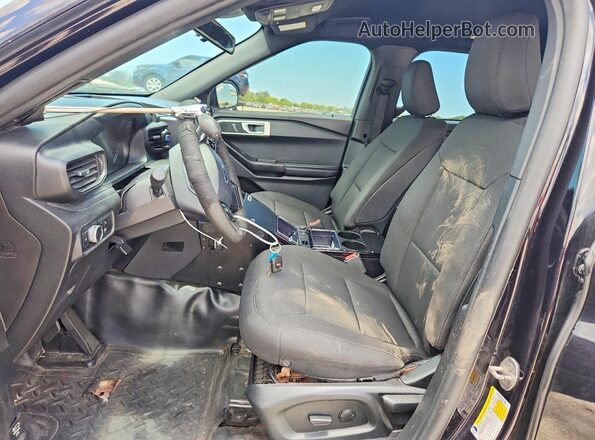 1FM5K8AW4LGC13610 2020 FORD EXPLORER Black წინა სალონის ხედი