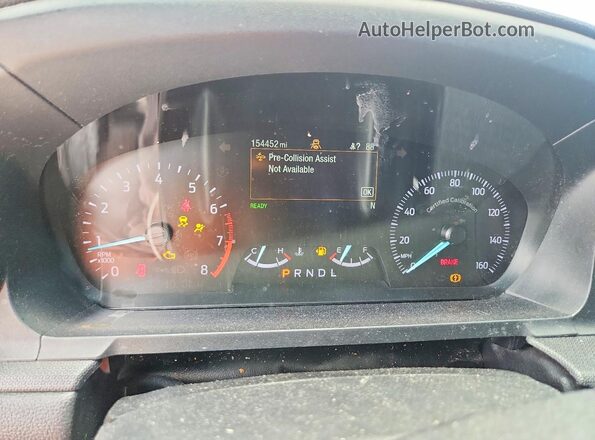 1FM5K8AW4LGC13610 2020 FORD EXPLORER Black ხელსაწყოთა პანელის ხედი