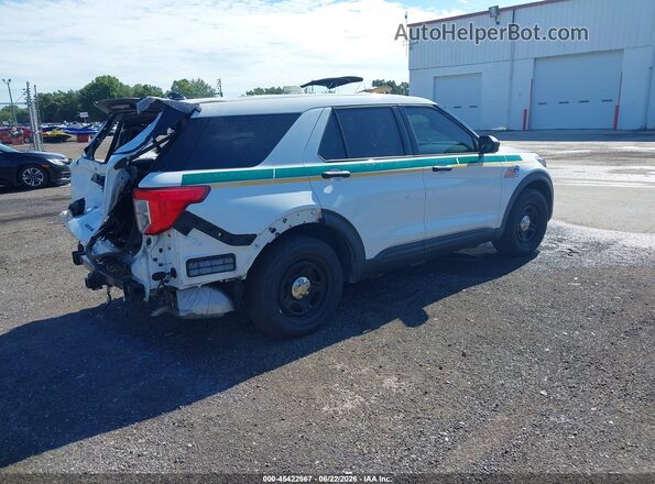 1FM5K8AW7LGC13486 2020 FORD POLICE INTERCEPTOR White Rear right