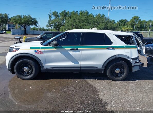 1FM5K8AW7LGC13486 2020 FORD POLICE INTERCEPTOR White 360 interior view