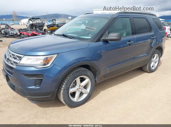 1FM5K8B80JGC35374 2018 FORD EXPLORER Blue 