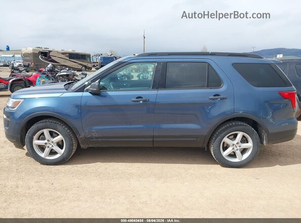 1FM5K8B80JGC35374 2018 FORD EXPLORER Blue 