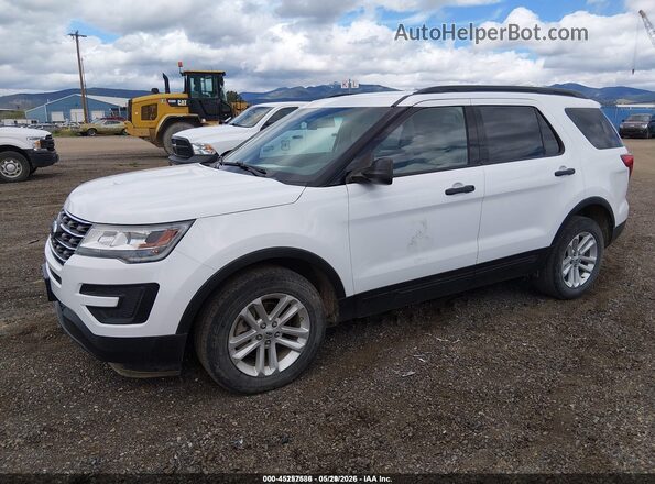 1FM5K8B81GGC51799 2016 FORD EXPLORER White 