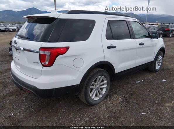 1FM5K8B81GGC51799 2016 FORD EXPLORER White 