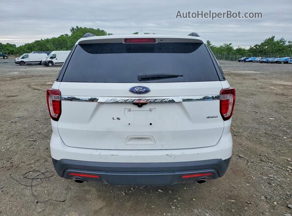 1FM5K8B81GGC63046 2016 FORD EXPLORER Белый Вид сзади