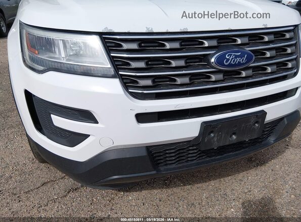 1FM5K8B81GGD17767 2016 FORD EXPLORER White 