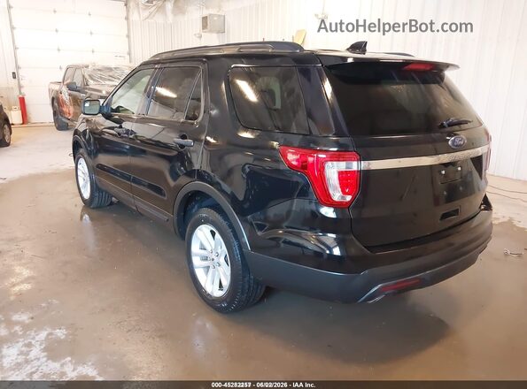 1FM5K8B81HGC91883 2017 FORD EXPLORER Black უკანა მარცხენა