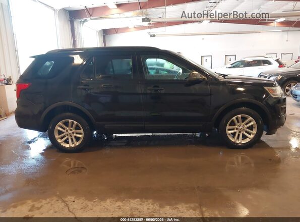 1FM5K8B81HGC91883 2017 FORD EXPLORER Black უკანა სალონის ხედი