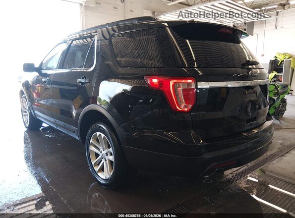 1FM5K8B82HGD15009 2017 FORD EXPLORER Black Trasero izquierdo