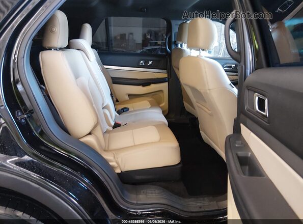 1FM5K8B82HGD15009 2017 FORD EXPLORER Black Vista de la etiqueta del VIN