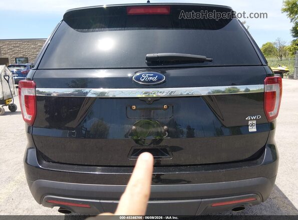 1FM5K8B82HGD15009 2017 FORD EXPLORER Black Vista frontal