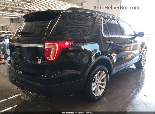 1FM5K8B82HGD15009 2017 FORD EXPLORER Black Trasero derecho