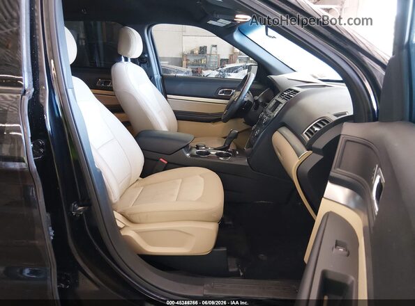 1FM5K8B82HGD15009 2017 FORD EXPLORER Black Vista interior delantera