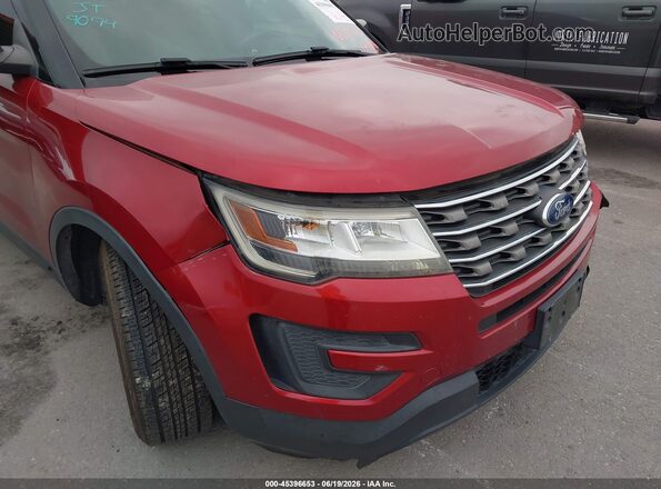 1FM5K8B82HGE29074 2017 FORD EXPLORER Red 