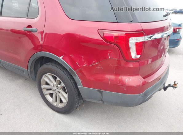 1FM5K8B82HGE29074 2017 FORD EXPLORER Red 