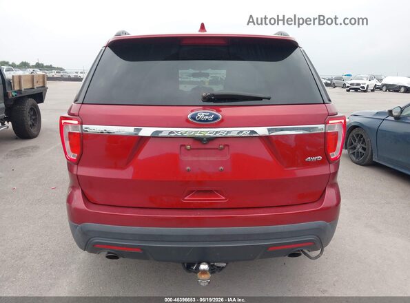 1FM5K8B82HGE29074 2017 FORD EXPLORER Red 