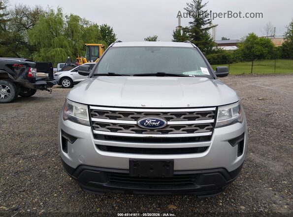 1FM5K8B82JGC45176 2018 FORD EXPLORER Silver 