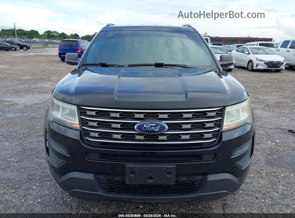 1FM5K8B83GGC51741 2016 FORD EXPLORER Black Դիմացի տեսք