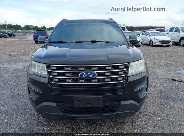 1FM5K8B83GGC51741 2016 FORD EXPLORER Black Սարքավորումների վահանակի տեսք