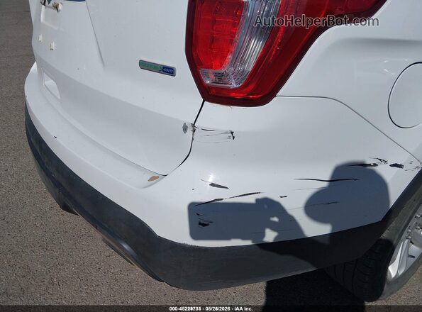 1FM5K8B83GGC63016 2016 FORD EXPLORER Белый Вид задней части салона