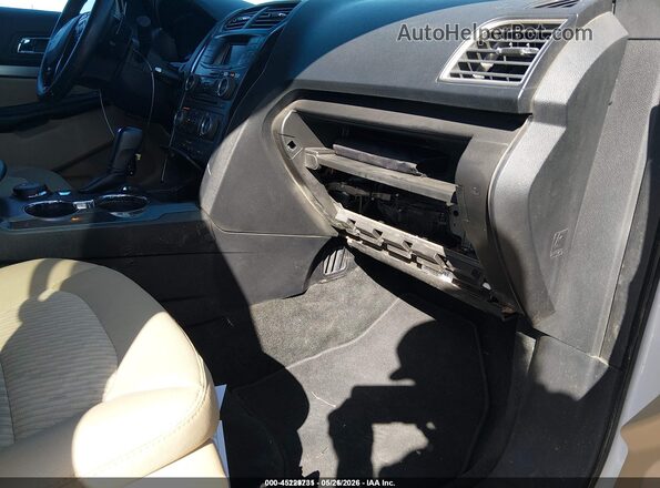 1FM5K8B83GGC63016 2016 FORD EXPLORER Белый Панорамный вид салона 360°