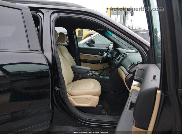 1FM5K8B83HGC58481 2017 FORD EXPLORER Black Vista interior delantera