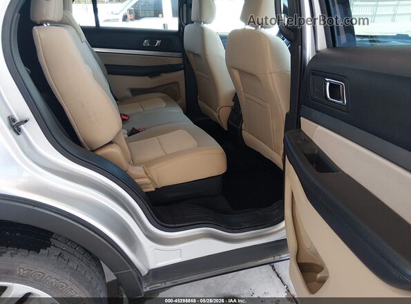 1FM5K8B83HGC91870 2017 FORD EXPLORER Gray Vista de la etiqueta del VIN